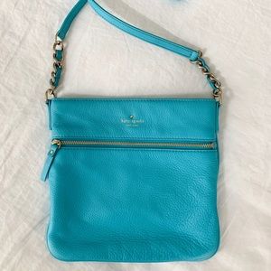 Kate Spade crossbody - vibrant turquoise color!